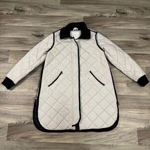 Sosken Gemma Quilted Jacket in Cement Size 3 Large